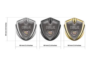 Cadillac Metall Emblem Abzeichen Rennsport Inspiriert Glänzend